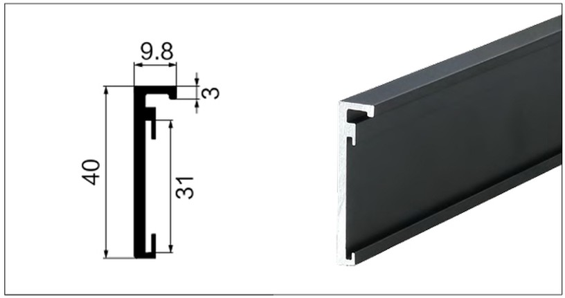 Aluminum photo frame molding Aluminum photo frame molding